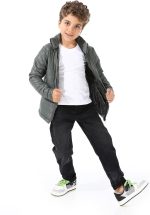 ⁦جاكيت مبطن مقاوم للماء مع جاكيت فرو للاولاد⁩ - الصورة ⁦5⁩