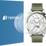 تي تيرسيلي 【عبوة من 3 قطع】 شاشة حماية من الزجاج المقوى لساعة هواوي جي تي 4 مقاس 46 ملم