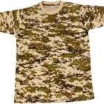 جيني تي شيرت عسكري للاطفال من سن 8-10 سنوات