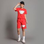⁦طقم تيشيرت وشورت بكتف متدلي للاولاد BYS-TSRT-SHRTS-03 (عبوة من 3 قطع)⁩ - الصورة ⁦6⁩