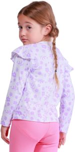 ⁦تيشيرتات للبنات الصغيرات من نويجو - تيشيرتات مطبوعة لابنتك / فتاتك مصنوعة من القطن العضوي بنسبة 100%، مريحة (ابيض)⁩ - الصورة ⁦2⁩