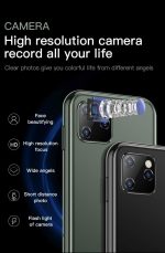 ⁦جوال صغير 3G، هاتف ذكي XS11 صغير 2.5 انش اندرويد 6.0 1GB RAM 8GB روم رباعي النواة ثنائي شرائح الاتصال 1000mAh مع زجاج ثلاثي الابعاد نحيف كاميرا HD واي فاي (ابيض)⁩ - الصورة ⁦7⁩