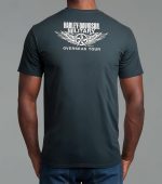 ⁦تي شيرت رجالي مطبوع عليه صورة رمادية دخانية - جولة في الخارج | ايجل بايك⁩ - الصورة ⁦4⁩