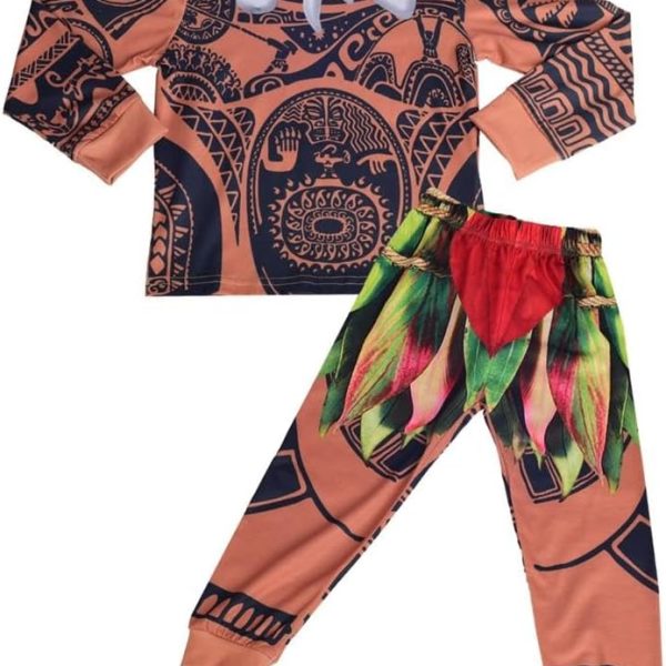 ليتو انجليس سويت شيرت تنكري للاولاد من اوشن ادفنتشر، طقم ملابس تنكرية فاخرة، ملابس نوم للهالوين واعياد الميلاد، ملابس حفلات الاعمار من 18 شهر الى 11 سنة