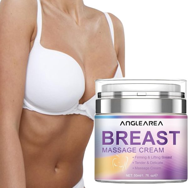 اليتزيا كريم تدليك وشد الثدي والعناية بالبشرة بشكل طبيعي، كريم مهدئ لشد ورفع، مرطب رقيق لوقت النوم، 50 مل، للاستخدام المنزلي ETBMC01