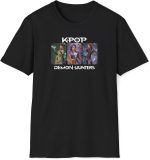 POD Clothing Design K-pop Singer | تي شيرت تصميم الألعاب، ديمونز هانترز، تي شيرت انيمي اون لاين للجنسين
