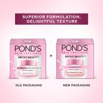⁦Pond's Bright Beauty Anti-Spot Serum Cream with Niacinamide and SPF 15 PA++ Fades Dark Spots and Reveals Bright Skin, 50g⁩ - الصورة ⁦7⁩