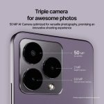 ⁦اينوي A54 سبكتر 6.75 انش، 4G LTE، HD+، معالج MTK G88 2.0GHz، ذاكرة RAM 12GB (دمج ذاكرة 4+8GB) + روم 128GB، 50MP + 2MP + كاميرا ثلاثية احادية اللون بالذكاء الاصطناعي، تيتانيوم اسود، ضمان 777 يوم⁩ - الصورة ⁦4⁩