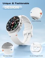 ⁦سوار رياضي لساعة سامسونج جالاكسي 8 مقاس 40 ملم و44 ملم وجالاكسي ووتش 8 كلاسيك 46 ملم، سوار بديل من السيليكون الناعم للرجال والنساء⁩ - الصورة ⁦3⁩