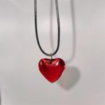 ⁦قلادة بسيطة على شكل قلب من كيانزينغوا، سلسلة ترقوة بسيطة عصرية للنساء والفتيات لحفلات الزفاف واعياد الميلاد⁩ - الصورة ⁦7⁩