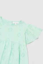 ⁦بلو زوو فستان مطرز بتصميم امباير لاين للبنات الصغيرات⁩ - الصورة ⁦4⁩