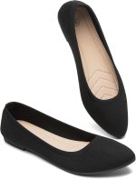 بابودوج حذاء رسمي شبكي مسطح بمقدمة مدببة للنساء