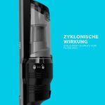 ⁦بلاك اند ديكير مكنسة كهربائية محمولة باليد من داستباستر، تعمل بالبطارية بجهد 12 فولت بتصميم رفيع للغاية، لاسلكية، محرك رقمي حديث، مستويين للشفط، تيتانيوم/اسود - Dvc320B21⁩ - الصورة ⁦4⁩