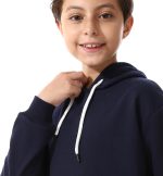 ⁦سويت شيرت بغطاء للرأس وجيوب من الصوف للاولاد⁩ - الصورة ⁦4⁩