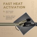 ⁦ايكونيك ملقط تجعيد احترافي Ct-19، اسود⁩ - الصورة ⁦6⁩