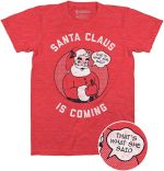 ⁦تيبسي الفيس تي شيرتات كريسماس مضحكة للرجال - قمصان كريسماس مرحة لحفلات الكريسماس القبيحة⁩ - الصورة ⁦2⁩