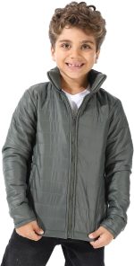 جاكيت مبطن مقاوم للماء مع جاكيت فرو للاولاد