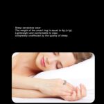 ⁦حلقة ذكية، جهاز تتبع الصحة ومراقبة النوم من الستانلس ستيل والسيراميك، مقاوم للماء بتصنيف IP68 للتحكم في اللياقة البدنية مع تطبيق⁩ - الصورة ⁦2⁩