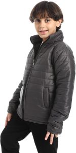 ⁦جاكيت مبطن مقاوم للماء مع جاكيت فرو للاولاد⁩ - الصورة ⁦2⁩