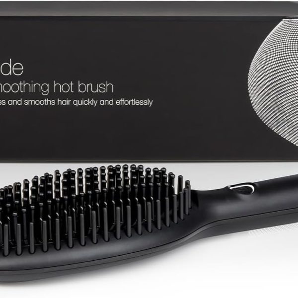 فرشاة هوت براش من جي اتش دي جلايد - فرشاة ساخنة لتصفيف الشعر (لون اسود)