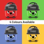 ⁦هنري مكنسة كهربائية اسطوانية من اتش في ار 160-11، 620 واط، 6 لتر، احمر واسود⁩ - الصورة ⁦8⁩