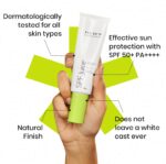 ⁦FAE Beauty No White Cast Lightweight Sunscreen With SPF 50+ PA++++ | Fragrance Free, Natural Finish | Non Greasy, Broad Spectrum SPF Juice | Hydrates Skin | For All Skin Types | Vegan (50ml)⁩ - الصورة ⁦3⁩