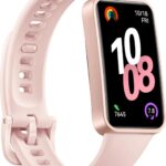 هواوي ساعة ذكية باند 10 مع مراقبة لياقة بدنية تعمل بالذكاء الاصطناعي، تحليل احترافي للنوم، مساعد للرفاهية العاطفية، تصميم معدني انسيابي، شحن سريع، iOS اندرويد، زهري