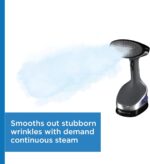 ⁦روينتا, مكواة بخار للملابس، مكواة بخار محمولة باليد من اكس سيل، تسخين سريع 25 ثانية، بخار نزح قوي، سلك طويل للغاية 9.84، 1875 واط، مكواة بخار للملابس السوداء، لا غنى عنها للسفر، DR8220⁩ - الصورة ⁦5⁩