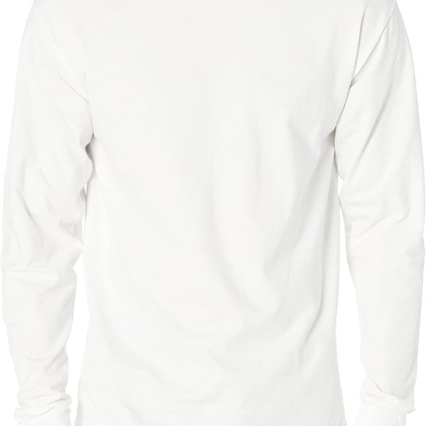 تي شيرت Hanes للرجال بأكمام طويلة (عبوة من قطعتين)