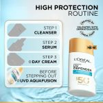 ⁦L’Oréal Paris UV Defender Aquafusion Daily Water Gel Sunscreen SPF50+ PA++++, Defends from all UV aging signs, Absorbs in 3 Seconds, 50ml⁩ - الصورة ⁦6⁩
