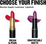 ⁦ريفلون احمر شفاه سوبر لاستروس بلمسة نهائية غير لامعة - رم ريزين، بني، 4 مل⁩ - الصورة ⁦9⁩