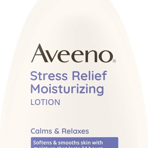 افينو لوشن الجسم اليومي لتخفيف التوتر برائحة اللافندر للترطيب ودقيق الشوفان الطبيعي للتهدئة والاسترخاء، غير دهني، 12 اونصة سائلة