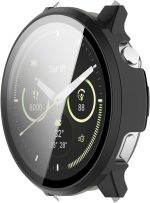 ⁦FTRONGRT Cover Compatible with Garmin Venu 4 41 mm, PC + Tempered Film, Scratch Resistant Protective Case, Black⁩ - الصورة ⁦3⁩