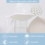 ⁦حمالات صدر رياضية للبنات والمراهقين من سن 8-10، 10-12، 12-14، 14-16 سنة، حمالة صدر قطنية لاسلكية مبطنة خفيفة⁩ - الصورة ⁦3⁩