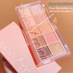 ⁦جو هو باليت ظلال عيون 10 الوان، ظلال عيون غير لامعة ولامعة، مكياج كوري، ظلال عيون قابلة للمزج تدوم طويلا، مظهر طبيعي، لوحة مكياج ظلال عيون رائعة مقاومة للماء، 01⁩ - الصورة ⁦2⁩