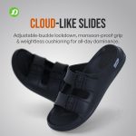 ⁦دكتور اكسترا سوفت شبشب كلاسيكي مبطن للرجال مع حزام بابزيم قابل للتعديل للبالغين | مريح وخفيف الوزن | انيق ومضاد للانزلاق | شبشب فليب فلوب مقاوم للماء والاستخدام اليومي للرجال والاولاد D-505⁩ - الصورة ⁦4⁩