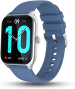 ⁦بيبل ساعة ذكية كروز بشاشة انفينيت 1.97 انش لتتبع اللياقة البدنية ومساعدة صوتية بالذكاء الاصطناعي ومكالمات بلوتوث V5.0 وسطوع 500 نيت مع شاشة مستطيلة فل اتش دي للرجال والنساء - ازرق اوشن⁩ - الصورة ⁦9⁩