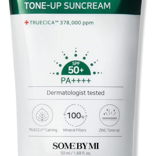 كريم شمس ترويسيكا مينيرال مهدئ بعامل وقاية من اشعة الشمس 50+، Pa++++ | 50 مل | تأثير تفتيح ومهدئ | واقي من الشمس والاشعة فوق البنفسجية للبشرة الحساسة من سوم باي مي