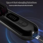 ⁦فرشاة فرد الشعر اللاسلكية من جويز، فرشاة فرد صغيرة محمولة مع 5 اعدادات لدرجة الحرارة، فرشاة تصفيف الشعر قابلة لاعادة الشحن للحصول على شعر ناعم وحريري، مثالية للاستخدام المنزلي والسفر⁩ - الصورة ⁦2⁩