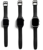 ⁦بيلروي سوار ساعة كلاسيكي (سوار متوافق مع ساعة ابل، قابل للتعديل للعمل او الارتداء الكاجوال) - اسود⁩ - الصورة ⁦7⁩