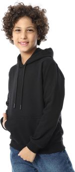 ⁦سويت شيرت بغطاء للرأس سهل الارتداء باكمام طويلة للاولاد 23003⁩ - الصورة ⁦2⁩