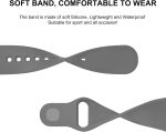 ⁦[3 عبوات] اساور متوافقة مع ساعة ريدمي 3 اكتيف، اساور ساعة من السيليكون الناعم لساعة شاومي ريدمي 3 اكتيف للنساء والرجال⁩ - الصورة ⁦3⁩