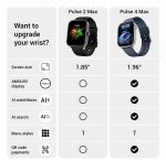 ⁦نويز ساعة ذكية بلس 2 ماكس بشاشة 1.85 انش واجراء مكالمات بلوتوث وبطارية تدوم 10 ايام وسطوع 550 وحدة مضيئة في البكسل و100 وضع رياضي وتتبع النشاط وتتبع السعرات الحرارية ومقياس الاكسجين (اسود ايليت)⁩ - الصورة ⁦8⁩