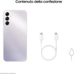 ⁦سامسونج Sam Galaxy A14 EU-64-4-5G-sr جالاكسي A14 5G 64/4GB فضي⁩ - الصورة ⁦8⁩