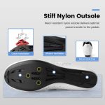 ⁦حذاء ركوب الدراجات على الطرق للرجال والنساء من بايسكل مع مشبك دلتا - متوافق مع بيلوتون شيمانو اس بي دي اند لوك ارك دلتا - مثالي لدراجات سباق الطرق الداخلية⁩ - الصورة ⁦4⁩