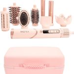 مصفف شعر 8 في 1 دريمي بيبي بينك من ستايلر برو، متعدد المصففات ومجفف شعر. مع شنطة سفر واكسسوارات