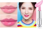 ⁦احمر شفاه متغير اللون، احمر شفاه مود ماجيك مرطب يدوم طويلا ومقاوم للماء، مجموعة احمر شفاه جيلي كريستال (3 قطع، قطعة واحدة (عبوة من قطعة واحدة)⁩ - الصورة ⁦3⁩
