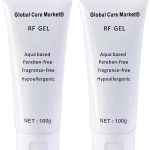 جل ار اف (عبوتان) - برايمر جل موصل للتيار الدقيق، كريم شد البشرة خالي من البارابين لالات الوجه والجسم بتردد الراديو، كريم مرطب لتبريد البشرة لازالة الشعر بالنبض الضوئي