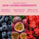 ⁦زيت شفاه وخدود متغير اللون من تيبسي بيوتي، درجة حموضة تفاعلية، مغذي بمستخلصات زيت توت الاكاي والكركديه، لون زهري فريد يعتمد على درجة حموضة البشرة، تركيبة في ايطاليا 6.4⁩ - الصورة ⁦10⁩