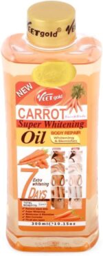 زيت إصلاح الجسم فائق التبييض للجزر من فيت جولد، 300 مل